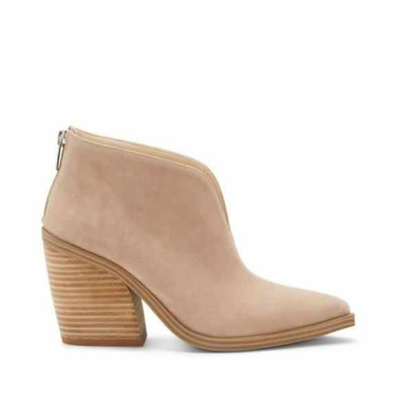 Vince Camuto Shoes - SOLD!NWOB! Vince Camuto Taupe Suede Ginsel Bootie